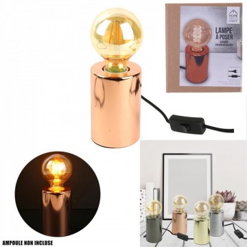Koperen tafellamp